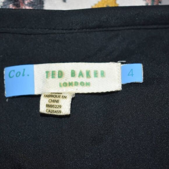 Ted Baker Light Pink Wide Leg Heart Print Shorts- 4(L) - Picture 5 of 5